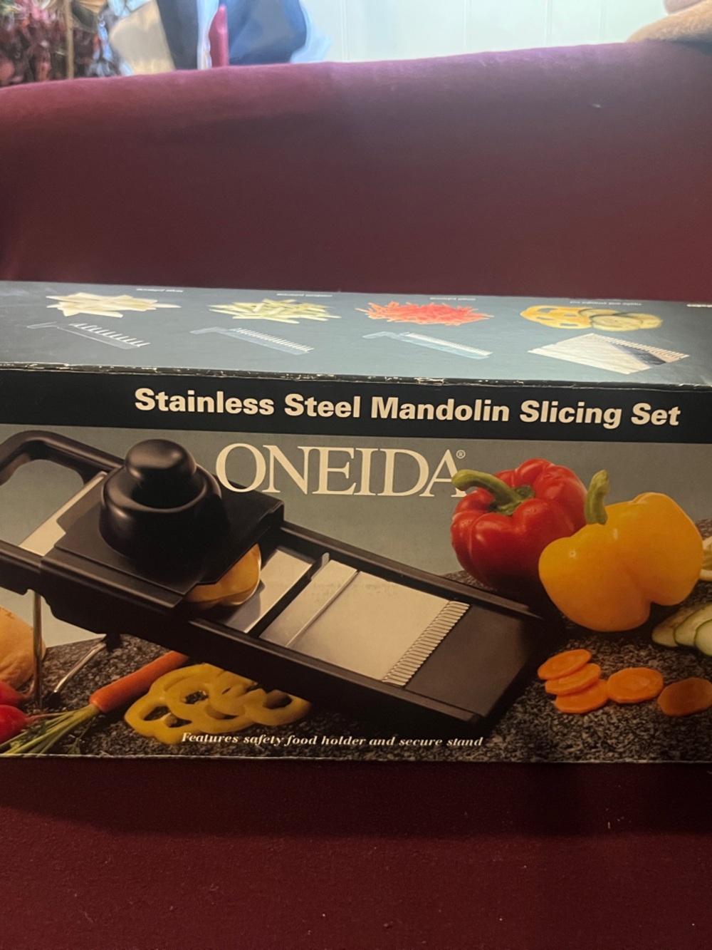 Oneida Stainless Steel Mandolin Slicing Set - Black